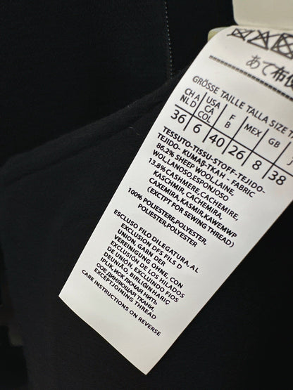 wool and cashmere coat