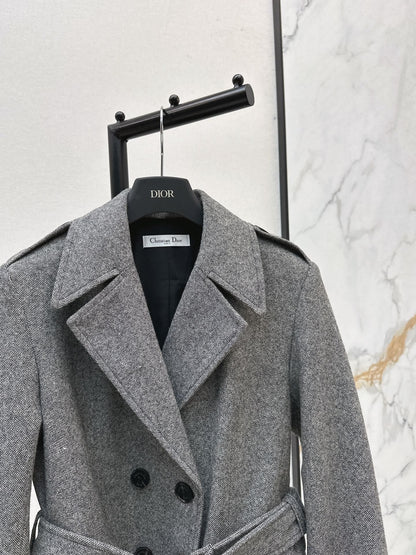 Double-breasted wool blazer