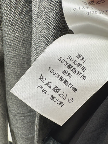 Double-breasted wool blazer