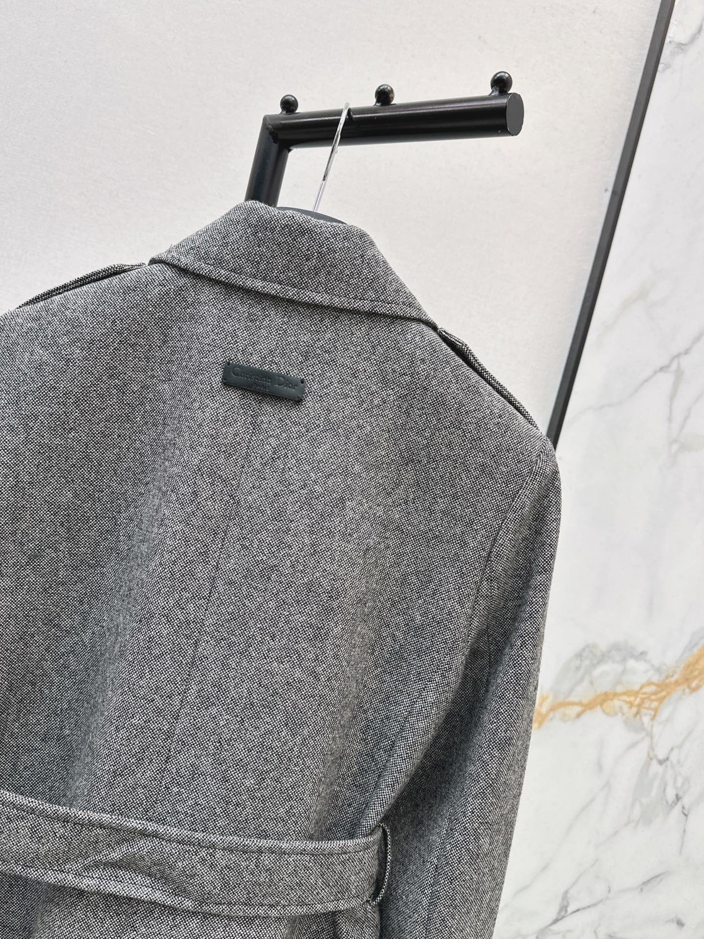 Double-breasted wool blazer