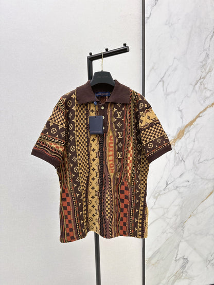 Nigo series Monogram flower polo short sleeve