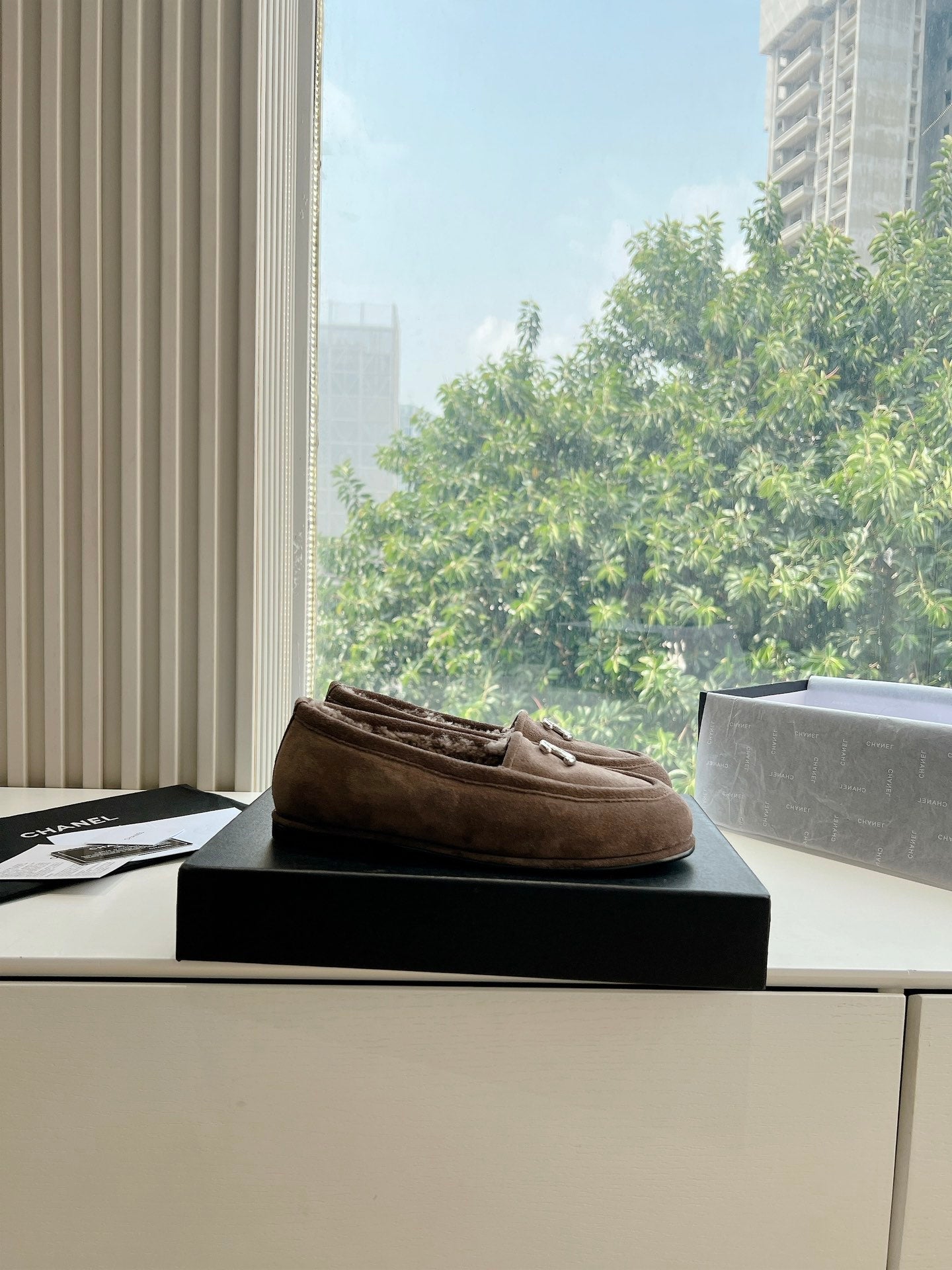 25fw new wool flat shoes