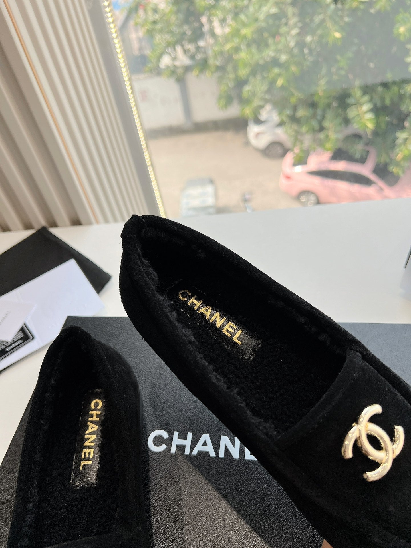 25fw new wool flat shoes