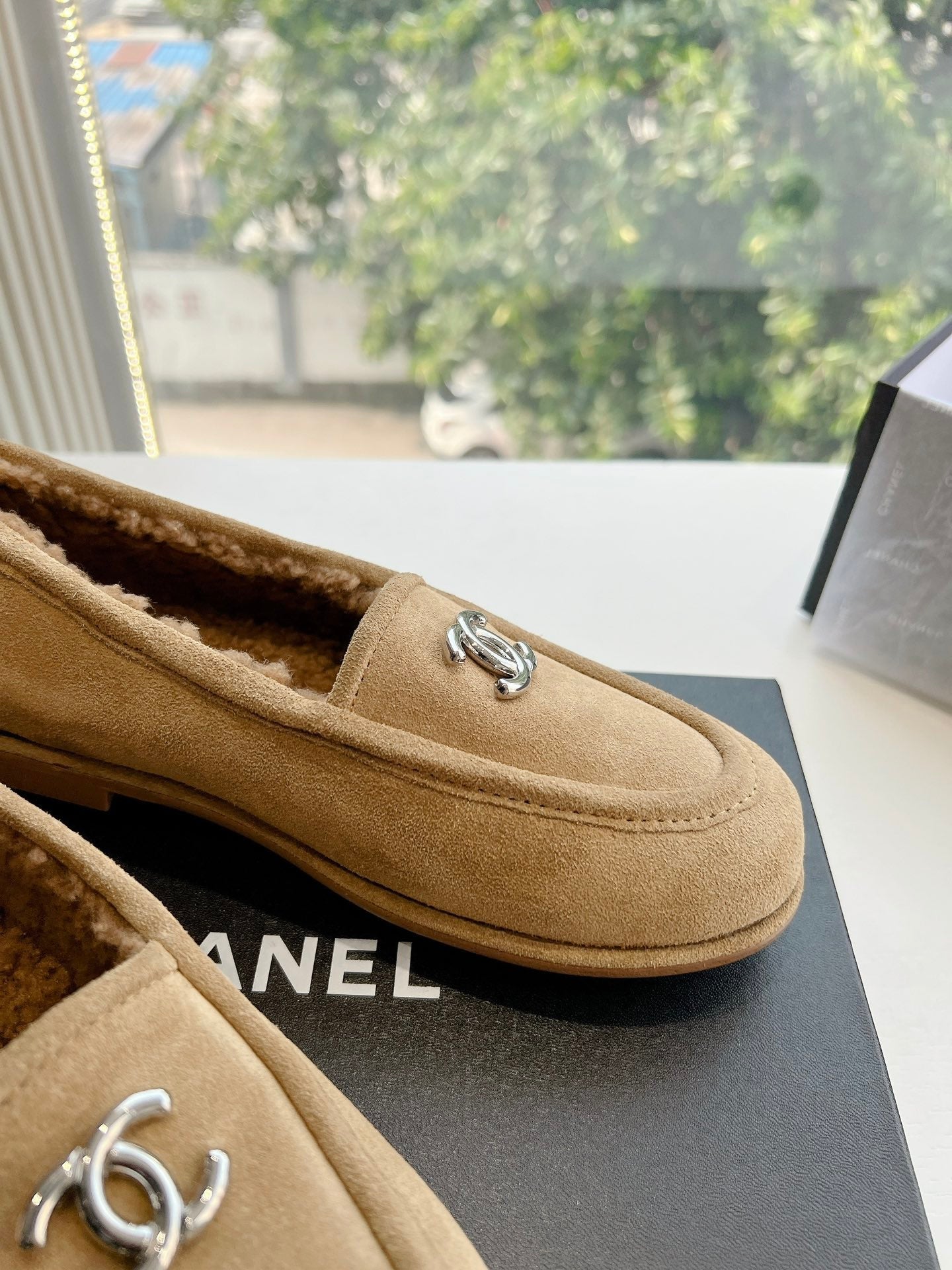 25fw new wool flat shoes