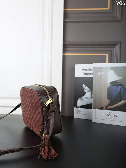 25 new suede crossbody shoulder bag