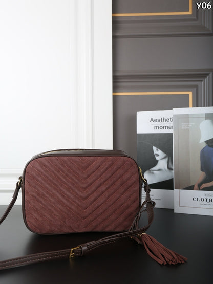 25 new suede crossbody shoulder bag