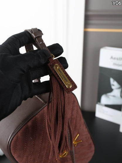 25 new suede crossbody shoulder bag