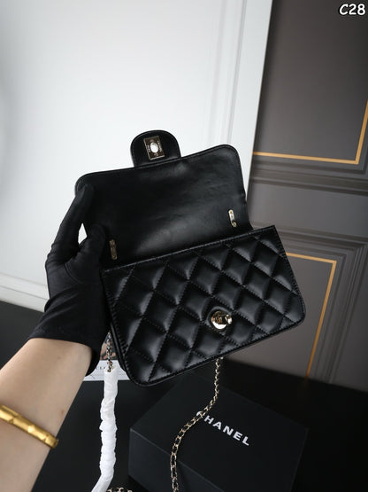 25 new mini woven hand chain bag