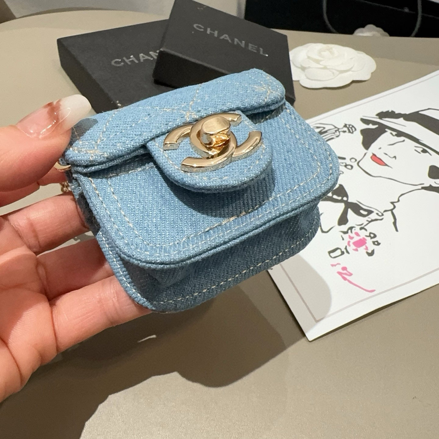 Cowboy headphone bag decoration