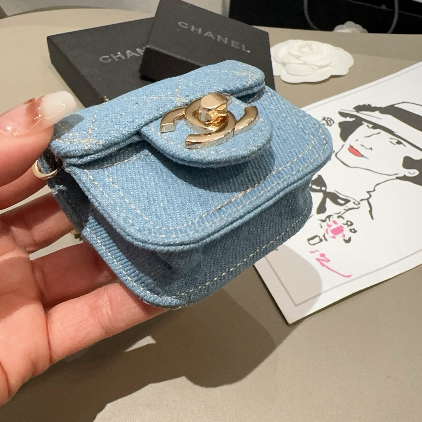 Cowboy headphone bag decoration