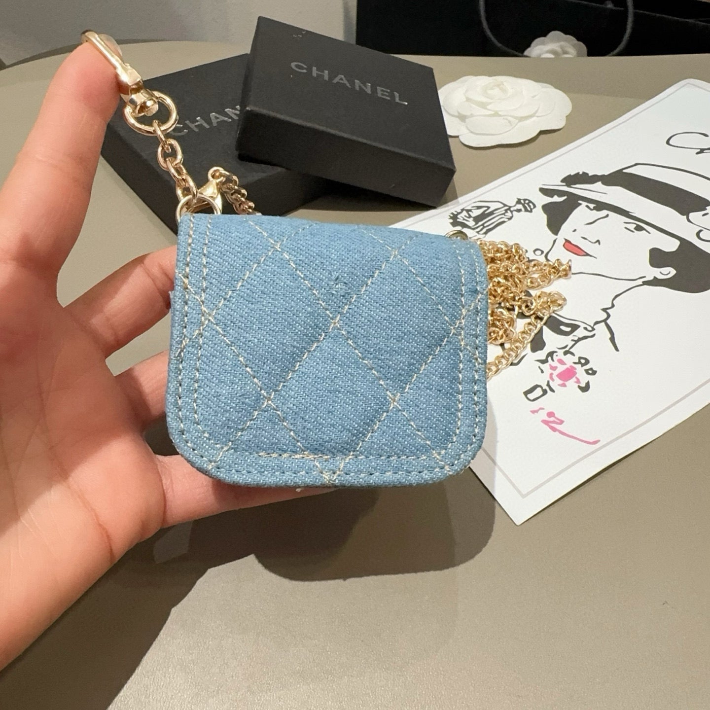 Cowboy headphone bag decoration