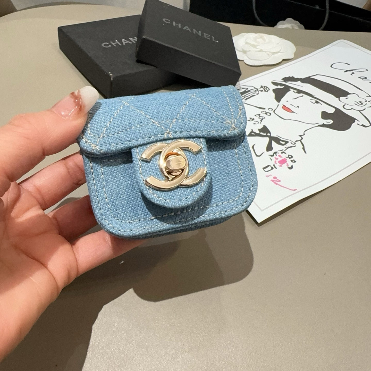 Cowboy headphone bag decoration
