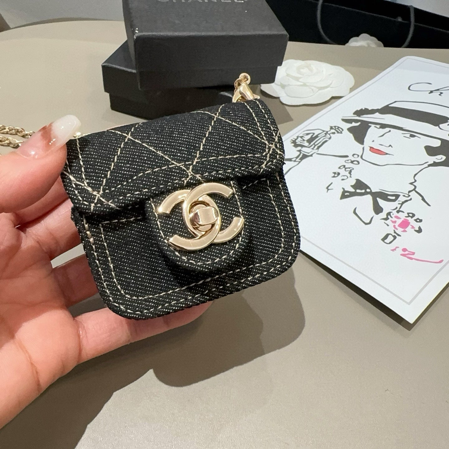 Cowboy headphone bag decoration