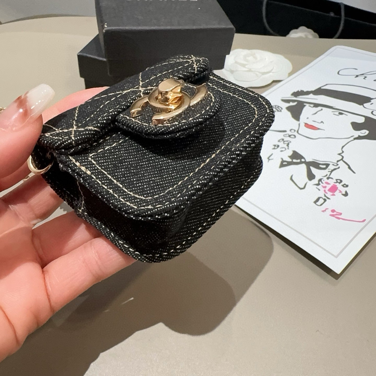 Cowboy headphone bag decoration