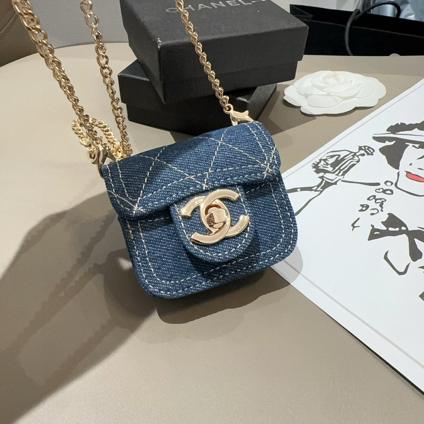 Cowboy headphone bag decoration