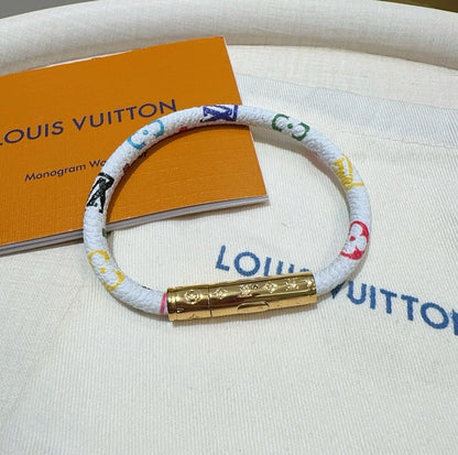 Vintage leather rope bracelet