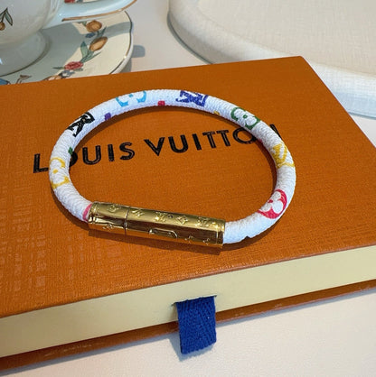 Vintage leather rope bracelet