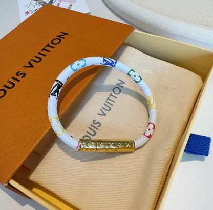 Vintage leather rope bracelet