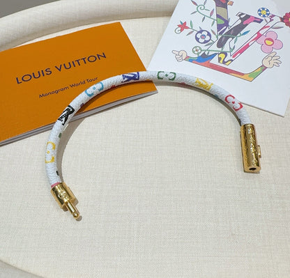 Vintage leather rope bracelet