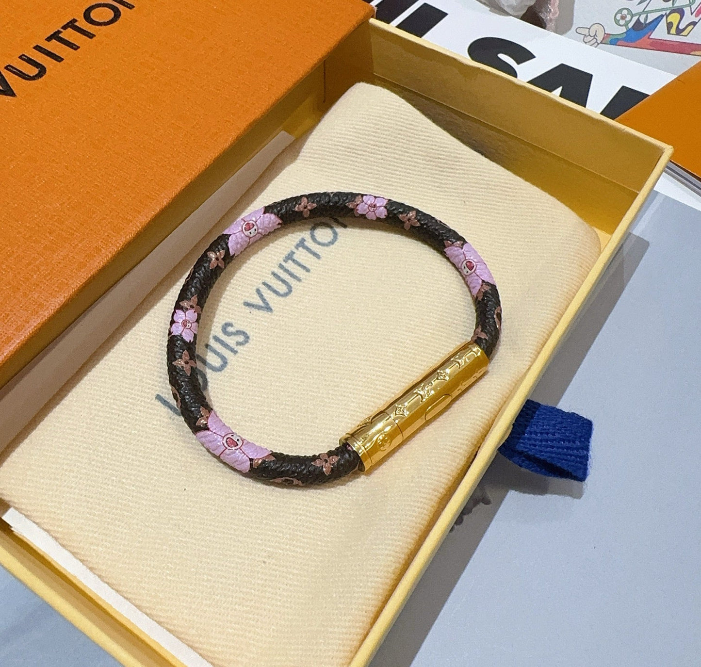 Vintage leather rope bracelet