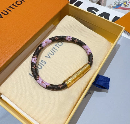 Vintage leather rope bracelet