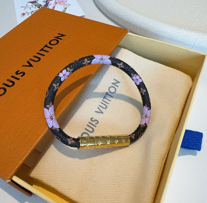 Vintage leather rope bracelet