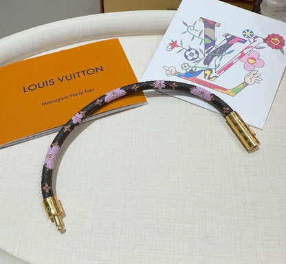 Vintage leather rope bracelet