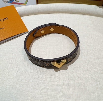 Vintage leather rope bracelet