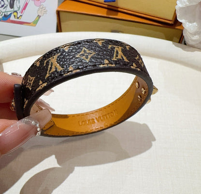 Vintage leather rope bracelet