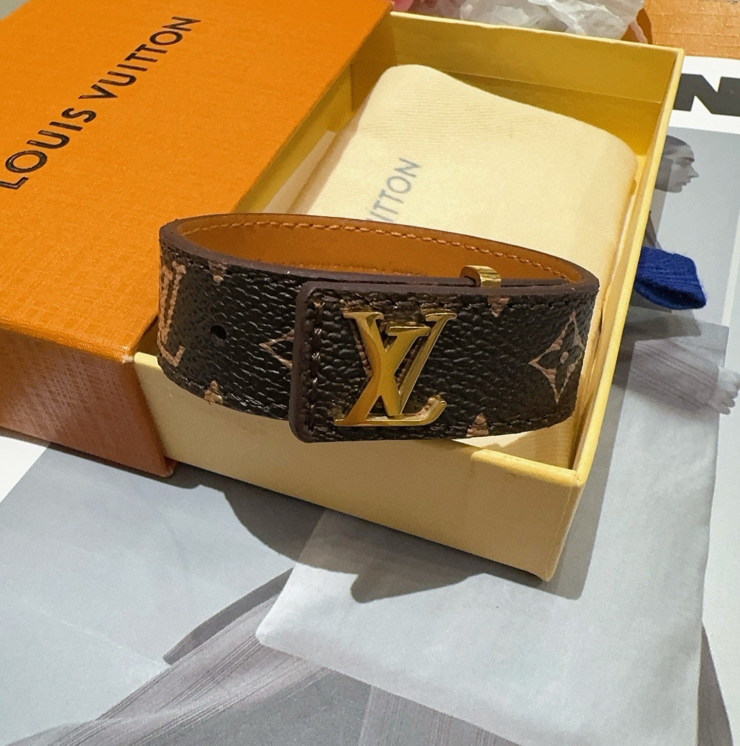 Vintage leather rope bracelet