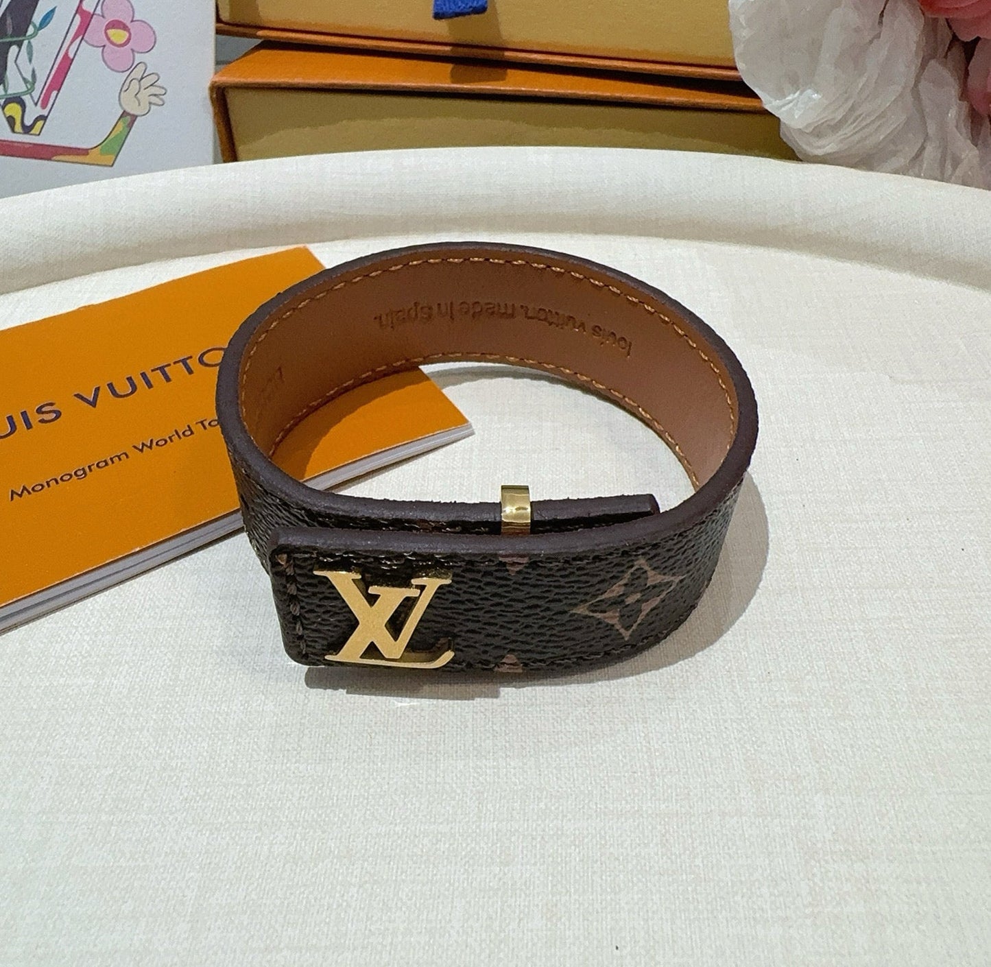 Vintage leather rope bracelet