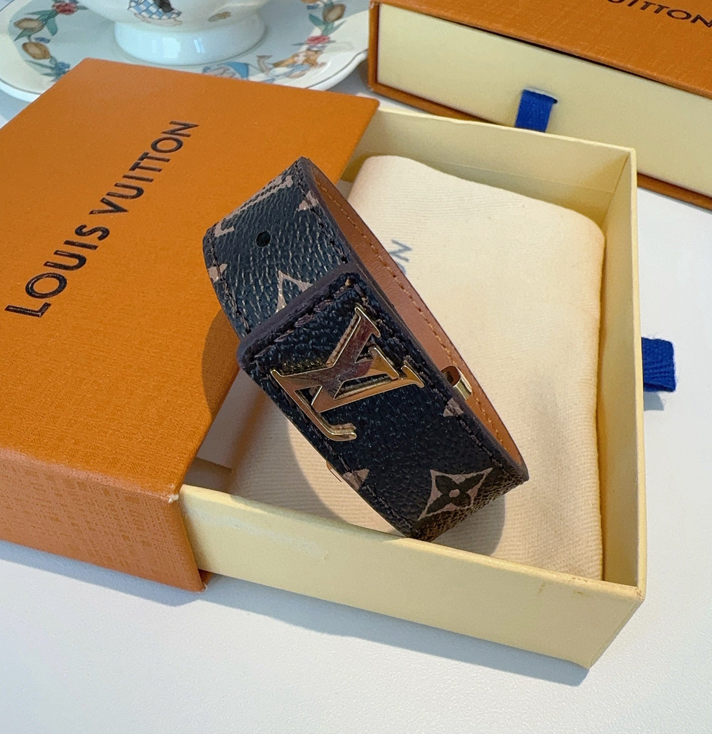 Vintage leather rope bracelet