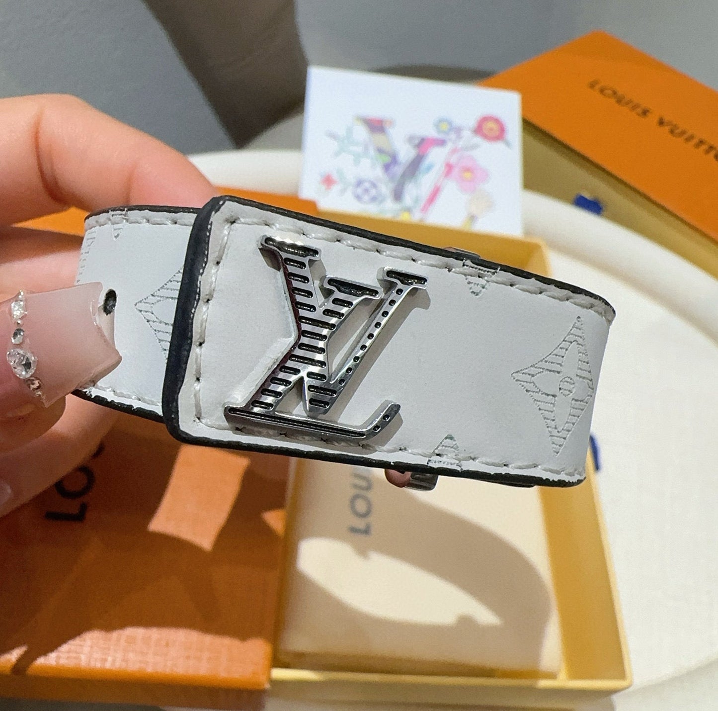 Vintage leather rope bracelet