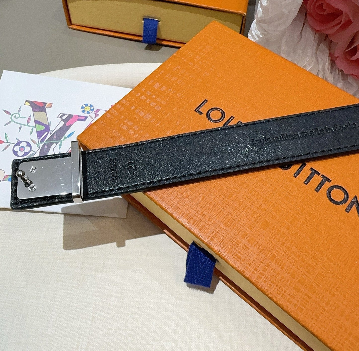 Vintage leather rope bracelet