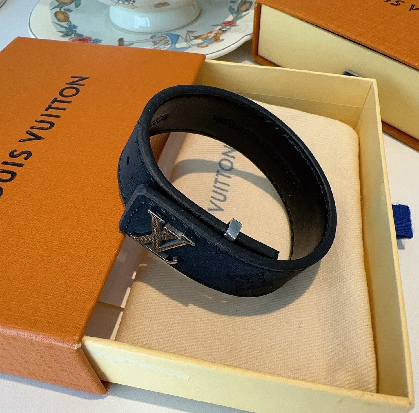 Vintage leather rope bracelet