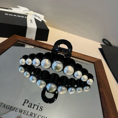 Pearl decorative hair clip