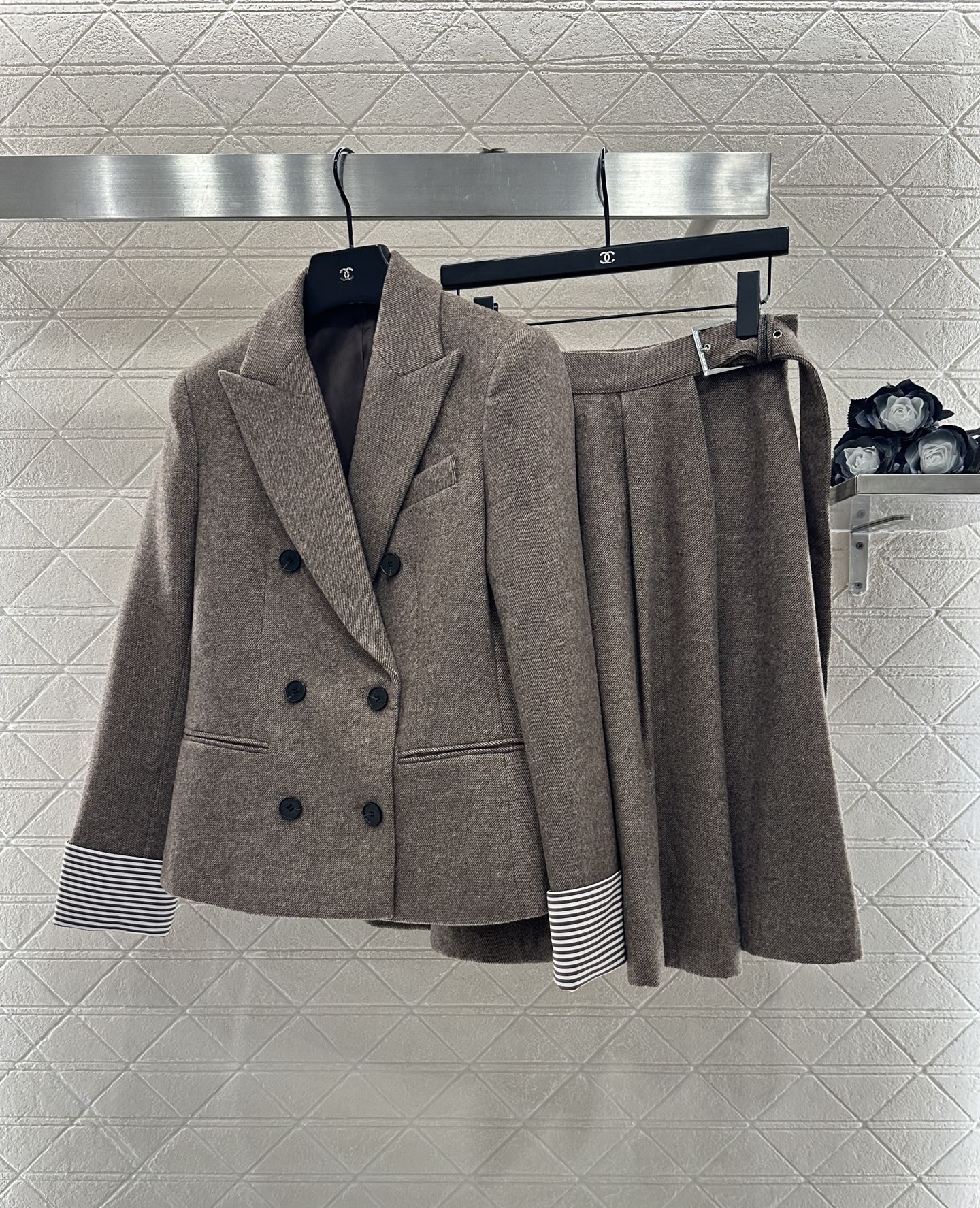 Blazer and Skirt Set