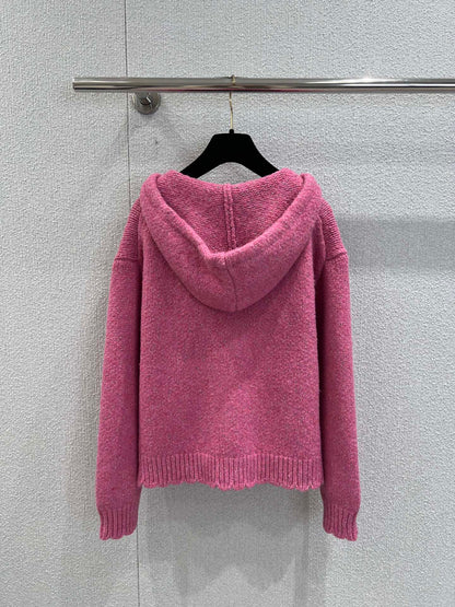 Vintage Collection Hooded Cashmere Cardigan