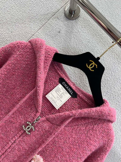 Vintage Collection Hooded Cashmere Cardigan