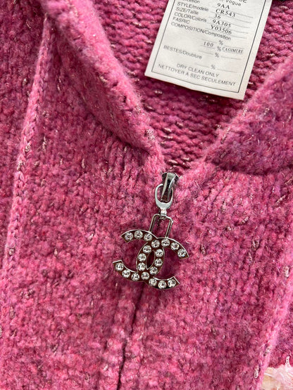 Vintage Collection Hooded Cashmere Cardigan