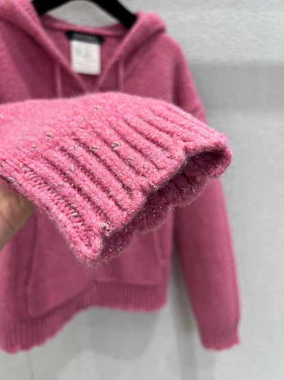 Vintage Collection Hooded Cashmere Cardigan