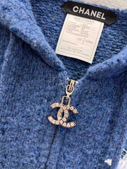 Vintage Collection Hooded Cashmere Cardigan