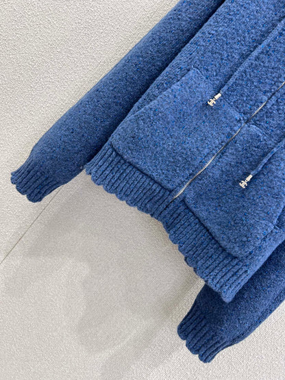 Vintage Collection Hooded Cashmere Cardigan