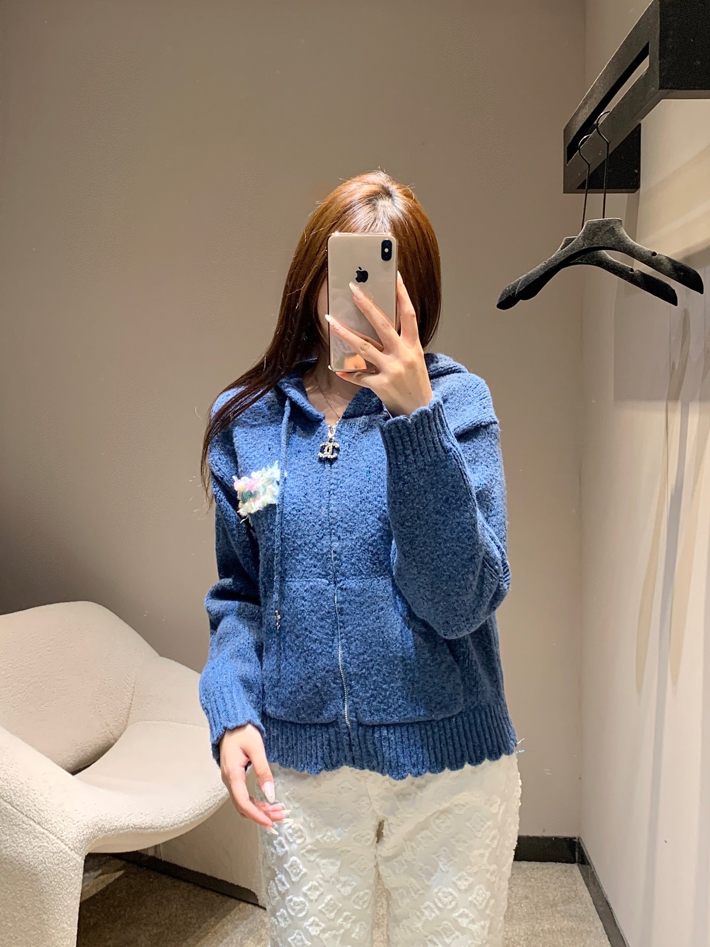 Vintage Collection Hooded Cashmere Cardigan