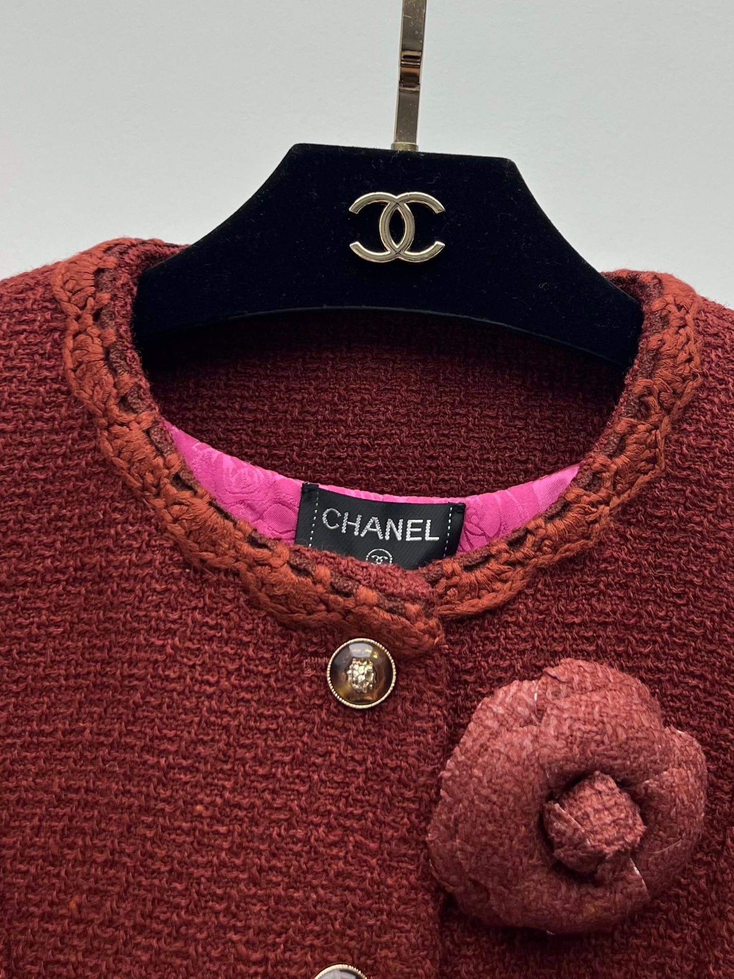 Retro Caramel Tweed Vest + Skirt Set (Advanced Hand-Spun Series)