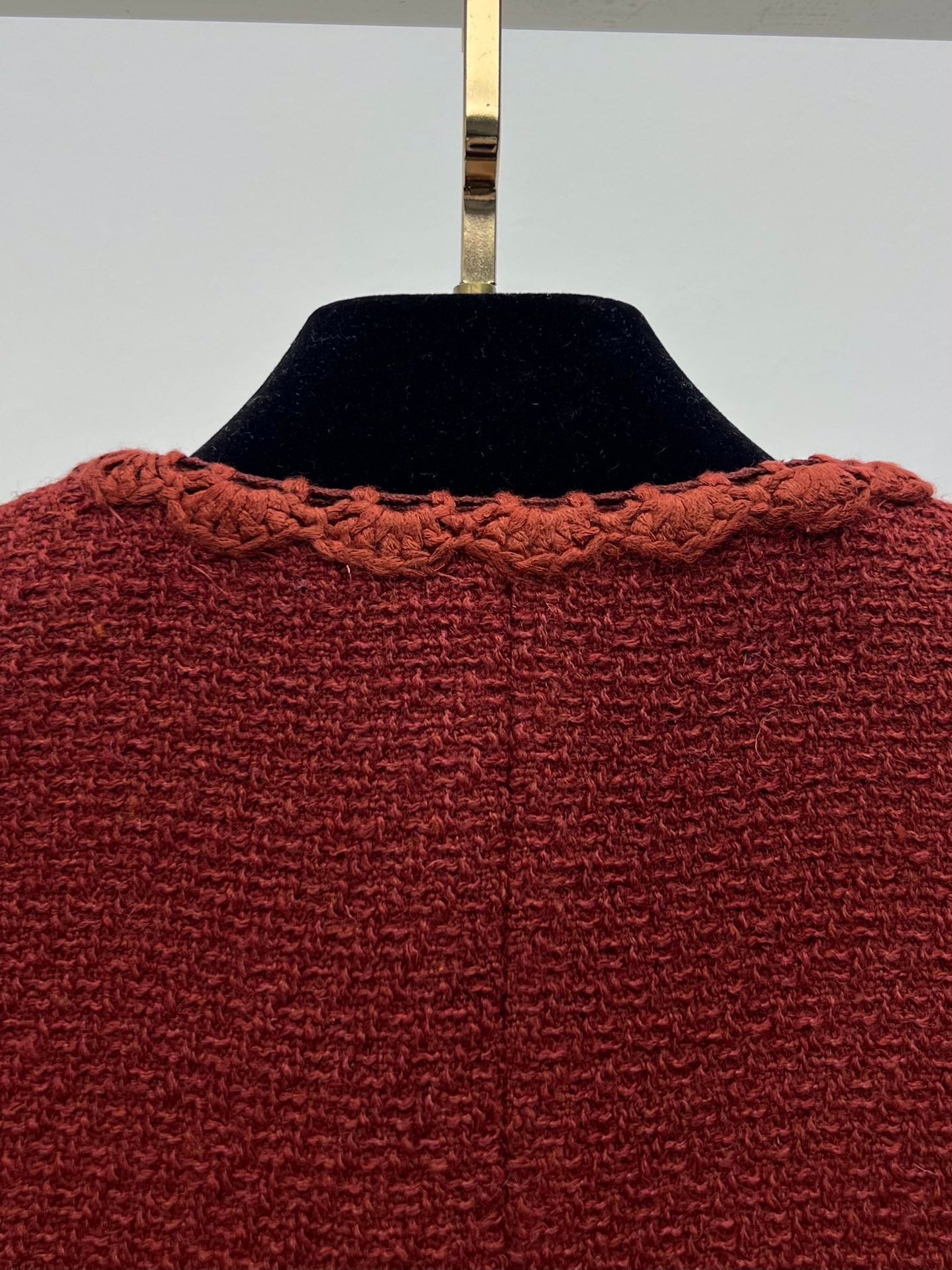 Retro Caramel Tweed Vest + Skirt Set (Advanced Hand-Spun Series)