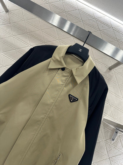 25fw new raglan contrast jacket