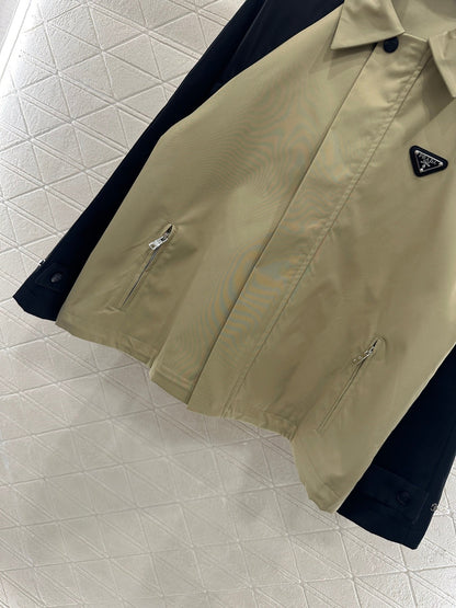 25fw new raglan contrast jacket