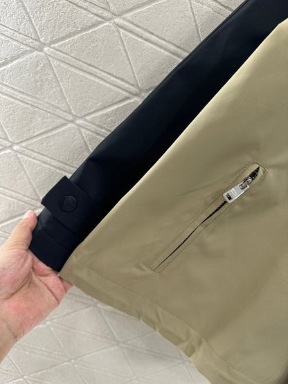 25fw new raglan contrast jacket