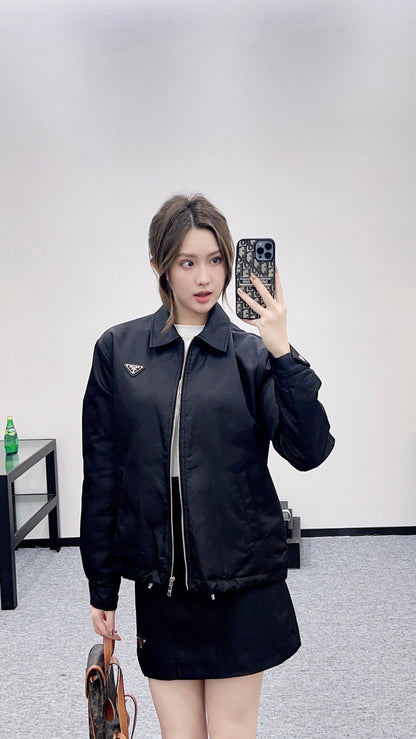 25fw new lapel cotton jacket and skirt suit